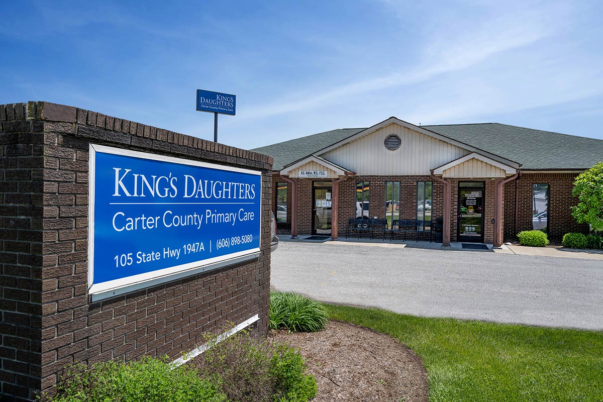 Exterior of UK King's Daughters Carter County Primary Care