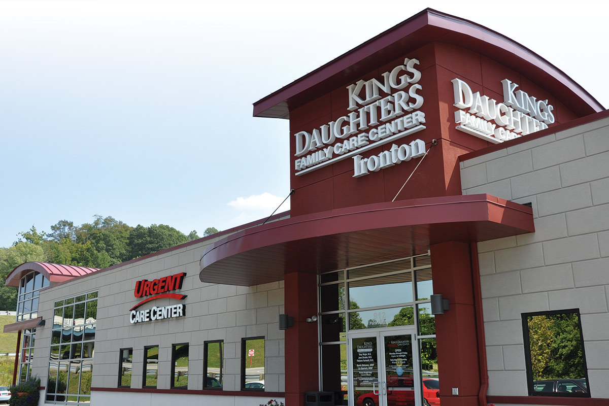 Exterior of UK King's Daughters Ironton