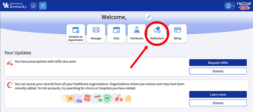 MyChart Screenshot