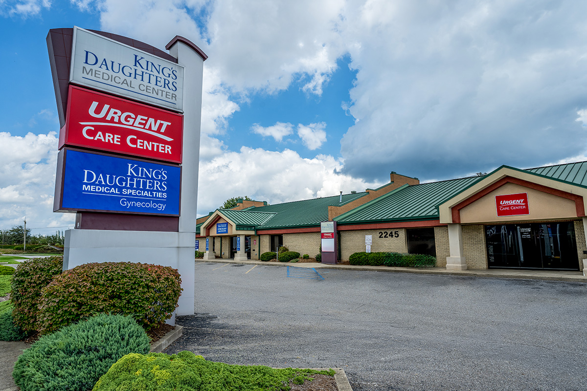 Exterior of Ashland Urgent Care Building