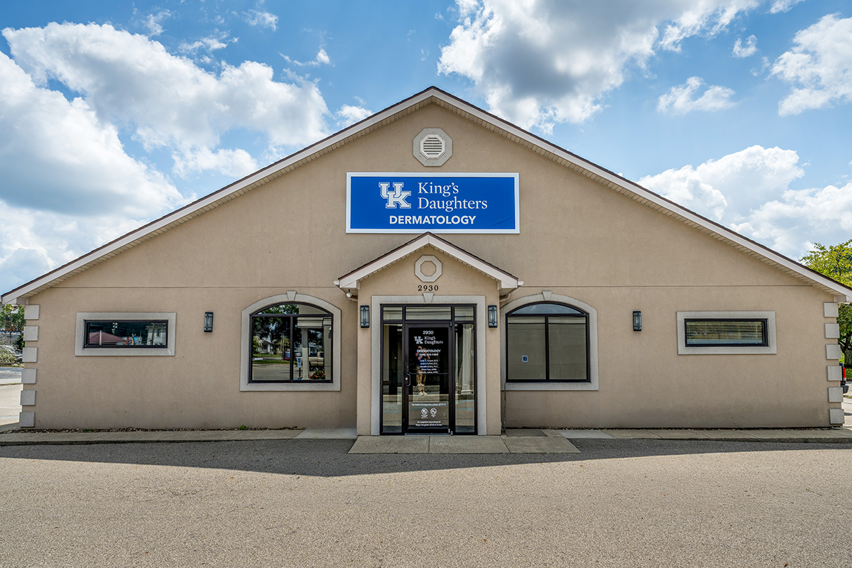 Exterior of Dermatology building