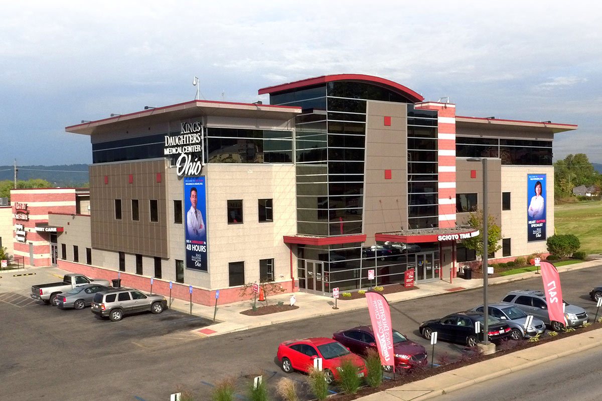 Exterior of UK King's Daughters Ohio