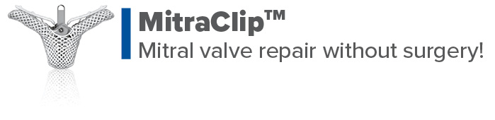 MitraClip: Mitral valve repair without surgery! MitraClip device 