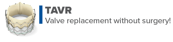 TAVR: Valve replacement without surgery! TAVR device 