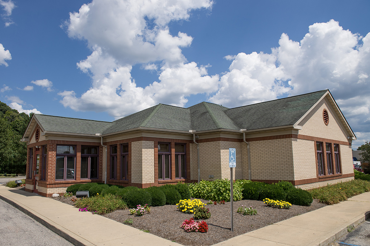 Brick building exterior