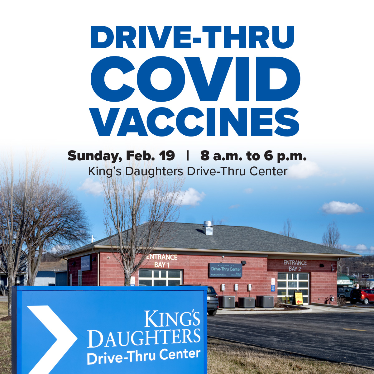 News — Sunday vaccination clinic coming February 19