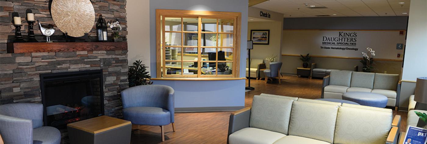 UK King's Daughters Oncology Center of Excellence lobby